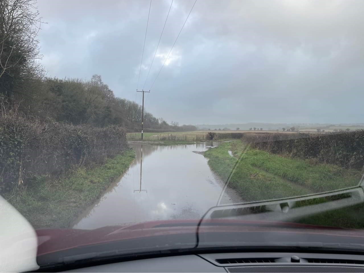 A graphic featuring wet weather