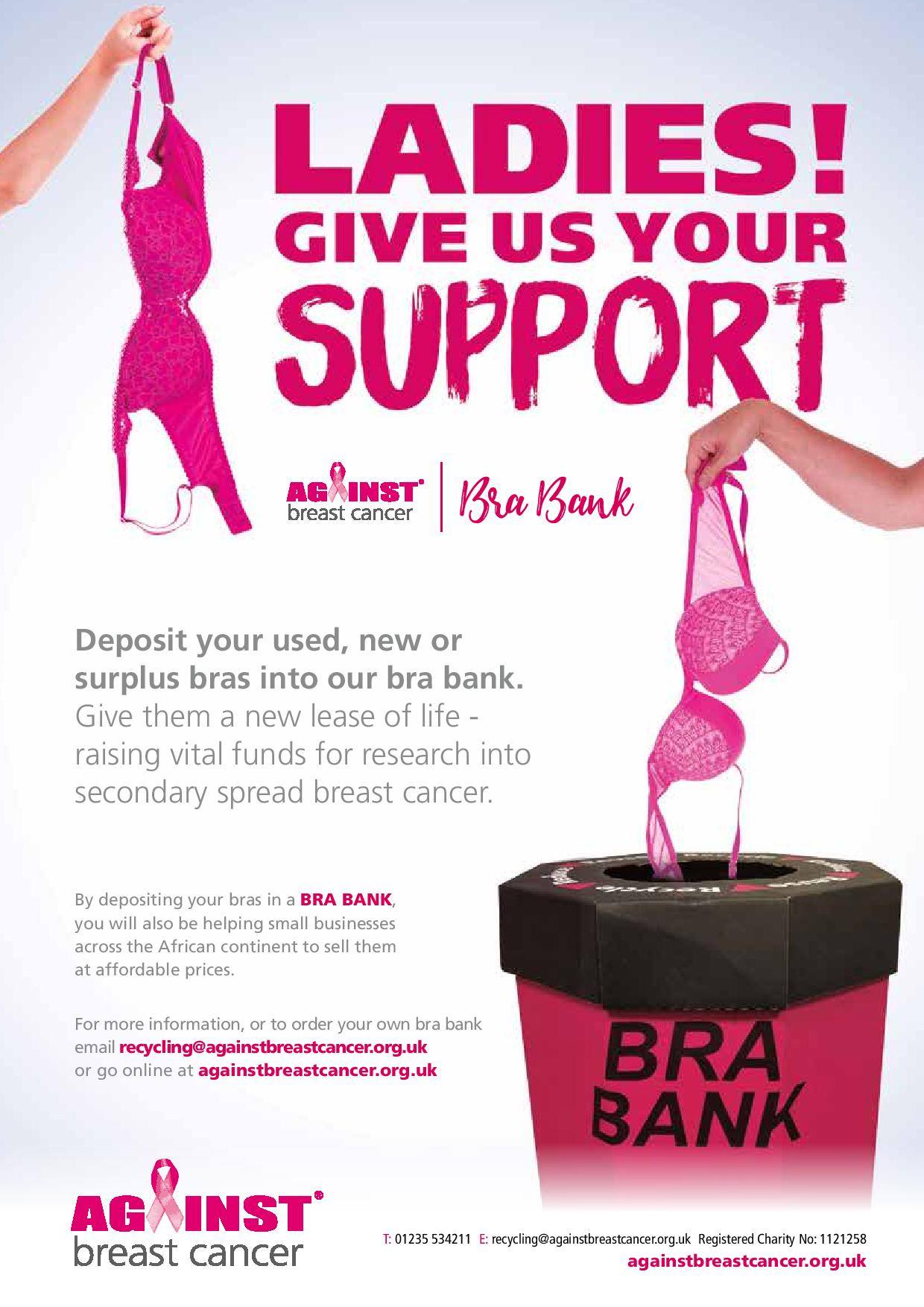 Recycle Your Bras for Breast Cancer