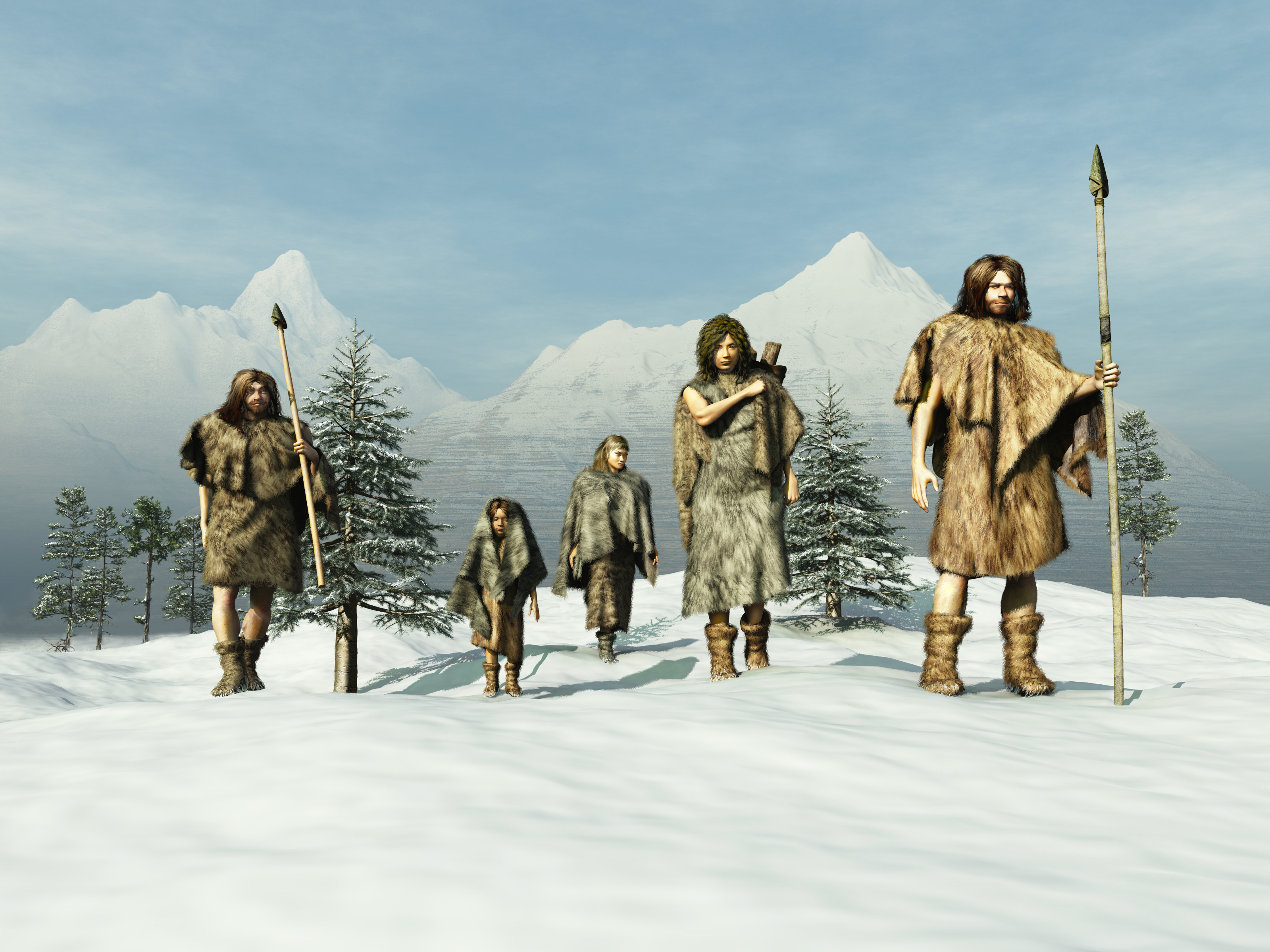Как выглядели люди в древние времена How prehistoric people faced climate change - revealed by video game technology 