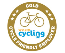 Gold cycle friendly employer logo