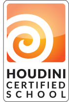 Houdini certified school logo
