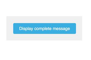 Phishing scam message button, reading 'Display complete message'