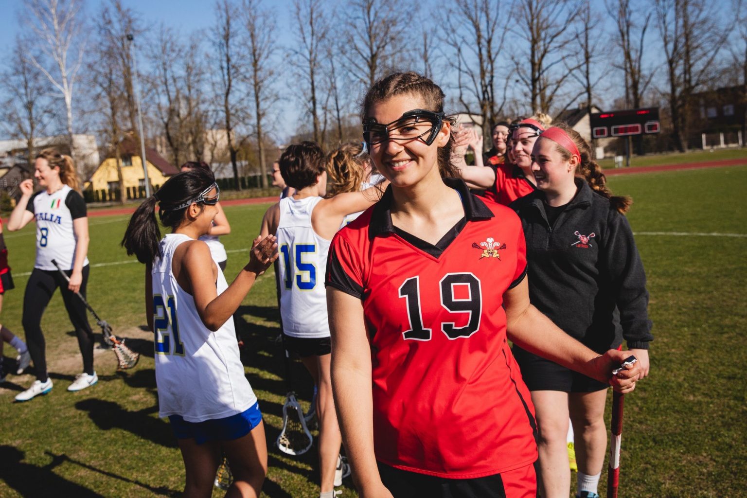 An image of Rose Owen at a lacrosse game Rose Owen