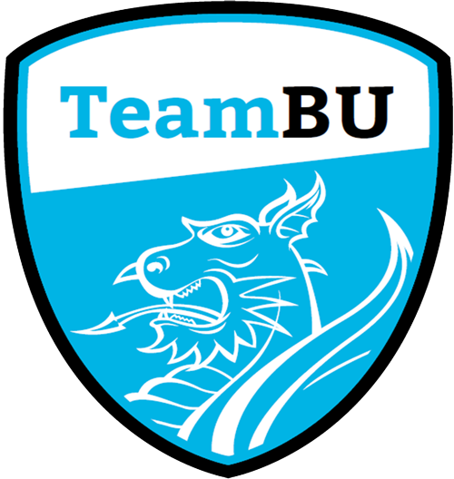 The TeamBU crest, featuring a dragon