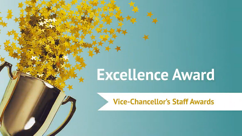 Vice-Chancellor staff awards excellence logo