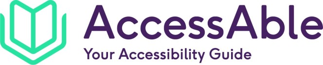 AccessAble logo, featuring the text 'AccessAble Your Accessibility Guide'