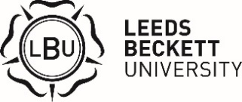 Leeds Beckett University logo