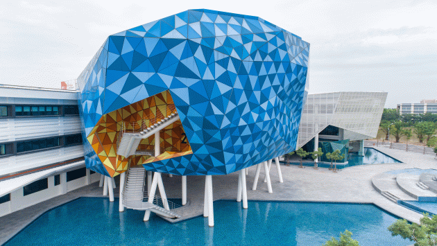 British University Vietnam’s ultramodern campus in Hanoi