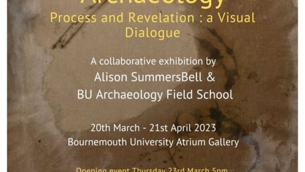 Art @ Archaeology exhibition poster