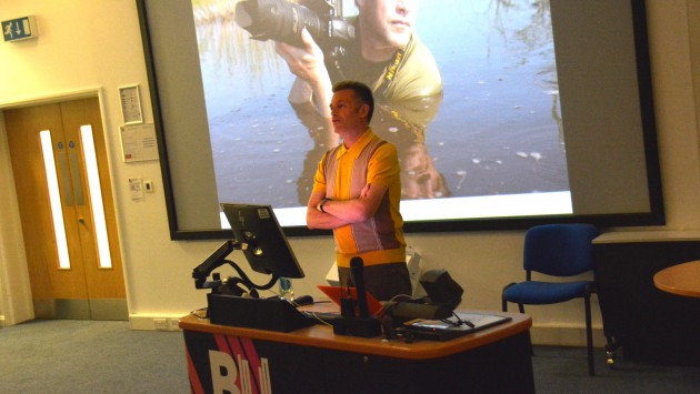 Chris Packham BU visit 1