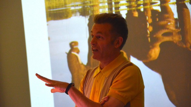 Chris Packham BU visit 2