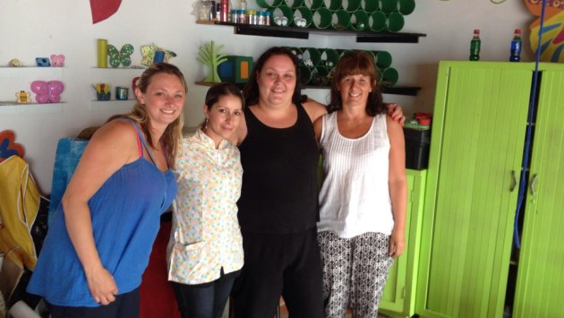 Michelle and the team