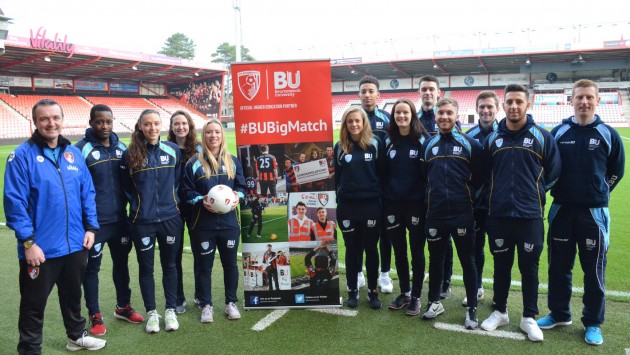 Bu students at AFCB 