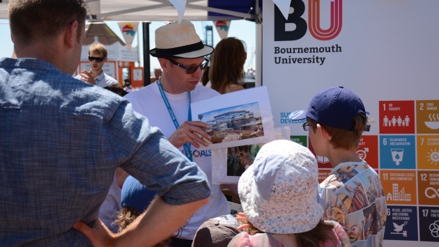 Poole Quay explaining Fusion