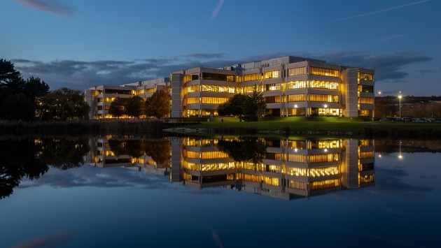 Lakeside North Harbour Teaching Site at night