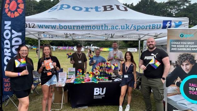 SportBU at Bourne Free 2023 - Bournemouth's annual PRIDE event celebrating equality and diversity