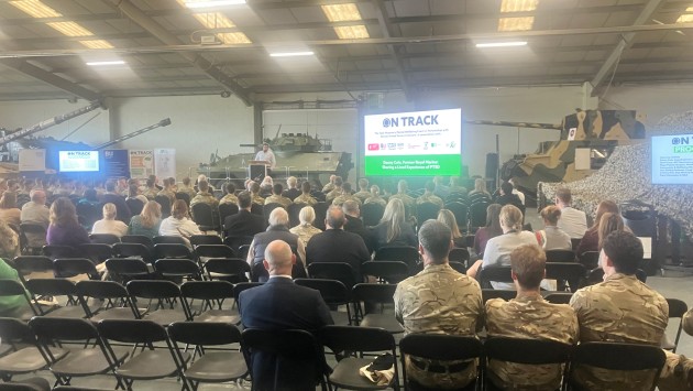 The Tank Museum's annual wellbeing event, On Track, taking place on World Mental Health Day 2023. The event is run in partnership with BU.