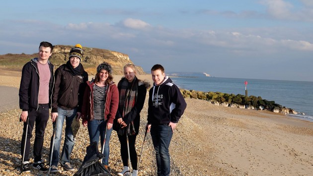 Beach clean