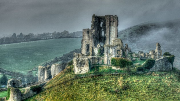Landscapes on the Cusp of the Real and the Fantastic: Corfe Castle by Rehan Zia