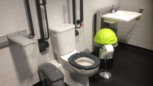 Accessible Toilet in the Fusion Building