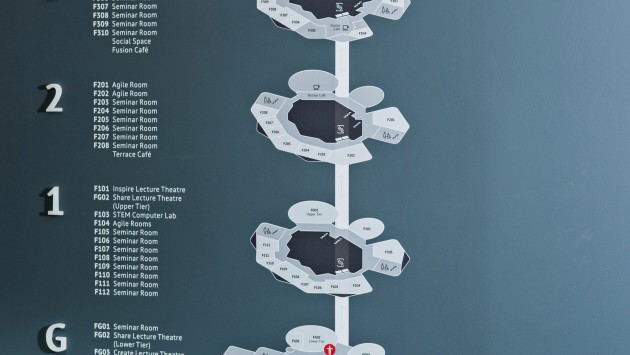 Map of the Fusion Building