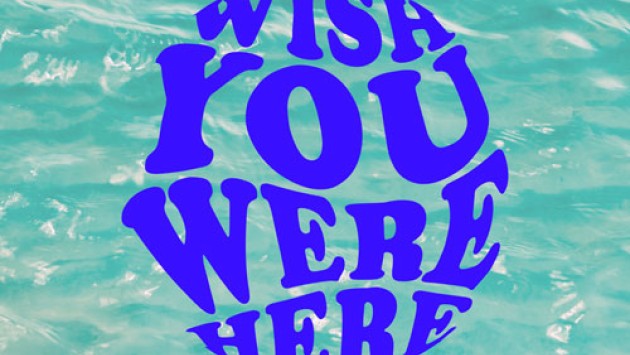 poster for art exhibition Wish You Were Here