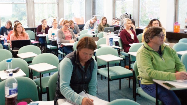 A teaching session on Yeovil Campus