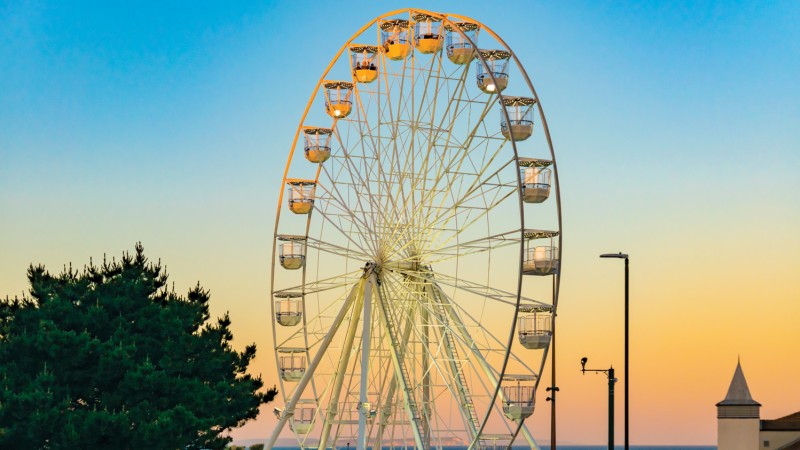 The Pier Approach Big Wheel at dusk