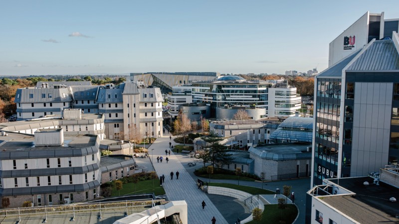 Talbot Campus as viewed from an upper floor of Poole House
