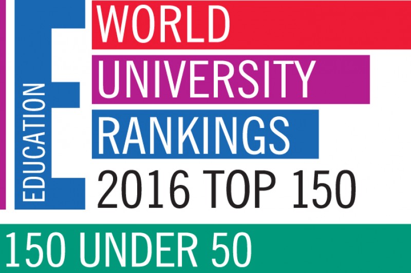 Times Higher Education logo top 150 under 50