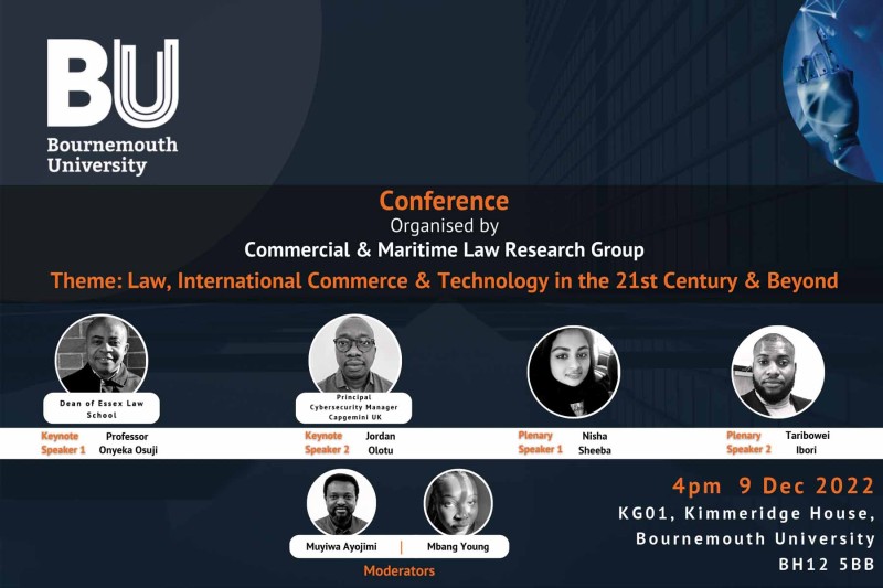 Attend the Law, International Commerce & Technology Conference on 9 December