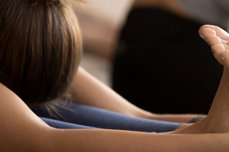 Image of a people doing Pilates