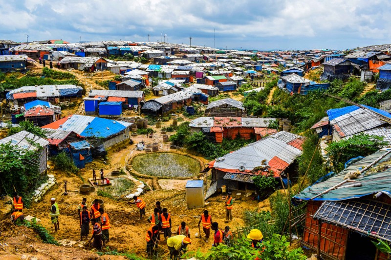 Rohingya refugee camp