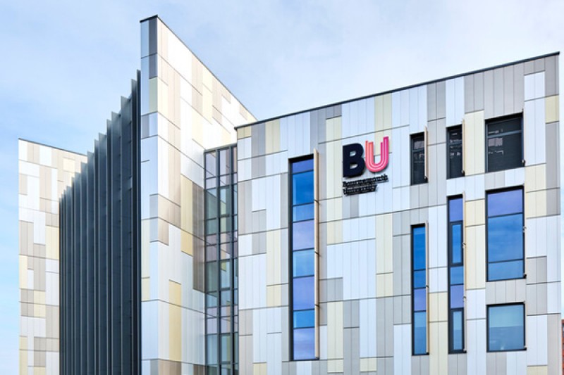 The top of Bournemouth Gateway Building on our Lansdowne Campus