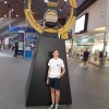 Maddy's prize-winning sculpture is erected at London Bridge Station