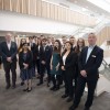 A photograph of Business Management students gathered with representatives of the Ministry of Defence in the BGB building