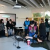 Over 100 students attended the exhibition throughout the day.