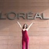 Siobhan outside L'Oreal