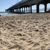 Bournemouth beach and bottom of the pier