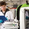 Student working in laboratory