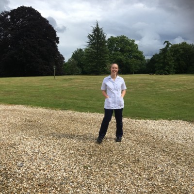 Rebekah Phillips, BSc (Hons) Physiotherapy student on placement