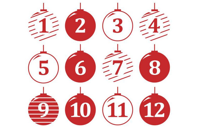 12 days of Christmas image 12 days of Christmas image