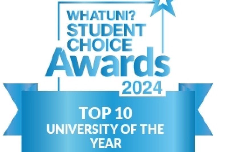 University of the Year top 10 logo