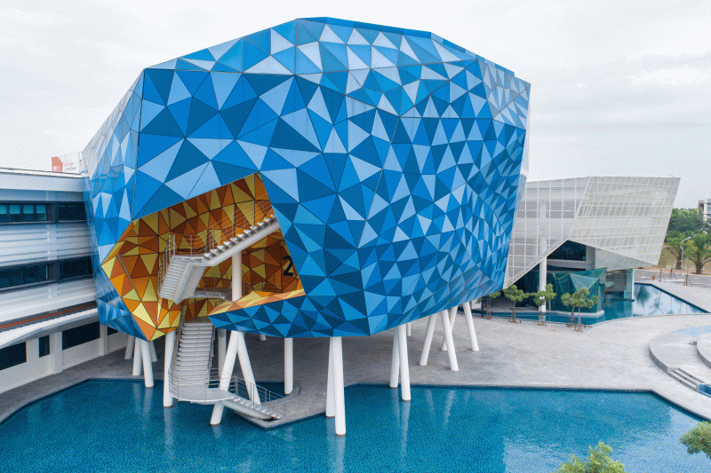 British University Vietnam’s ultramodern campus in Hanoi British University Vietnam’s ultramodern campus in Hanoi