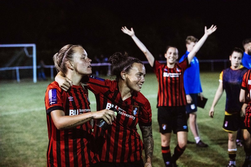 AFC Bournemouth women's team - BU logo shirts