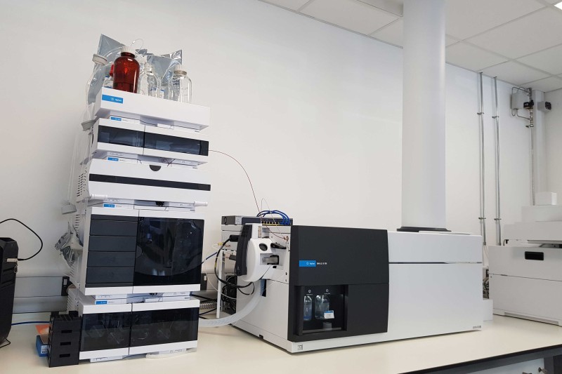 The Agilent 6546 LC/Q-TOF machine 