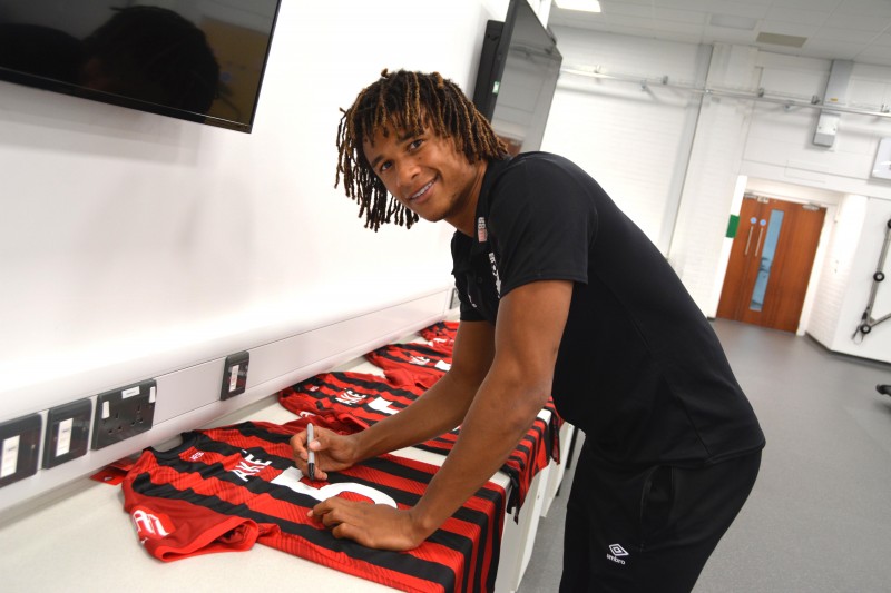 Nathan Ake signing Nathan Ake signing