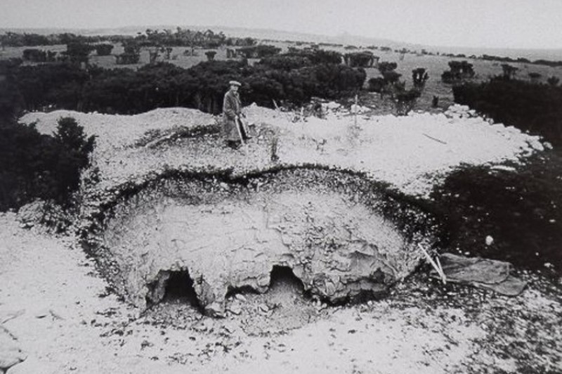 Blackpatch: shaft 1 being examined in 1922