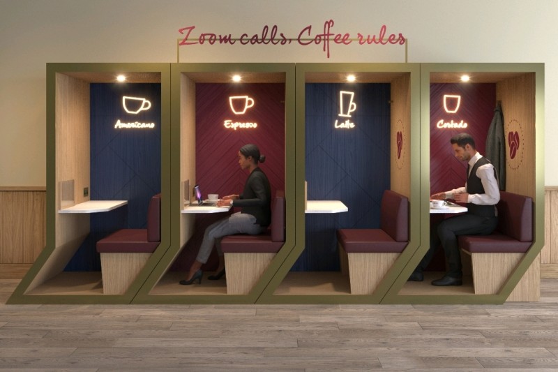 Costa Coffee consultancy project - booth prototype
