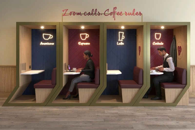 Costa Coffee consultancy project - booth prototype Costa Coffee consultancy project - booth prototype